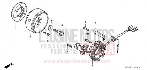 GENERATOR (2) CG125M1 de 2001